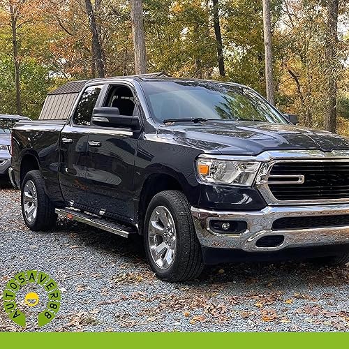 Miniatura 57 de AUTOSAVER88 Estribos compatibles con Dodge Ram 1500 Crew Cab 2009-2018, 2019-2024 1500 Classic, 2010-2026 Ram 2500/3500, barras laterales Nerf