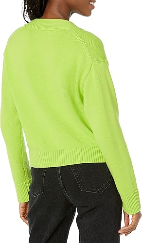 Miniatura 2 de Tienda Essentials - Cárdigan corto con cuello en V de ajuste holgado para mujer