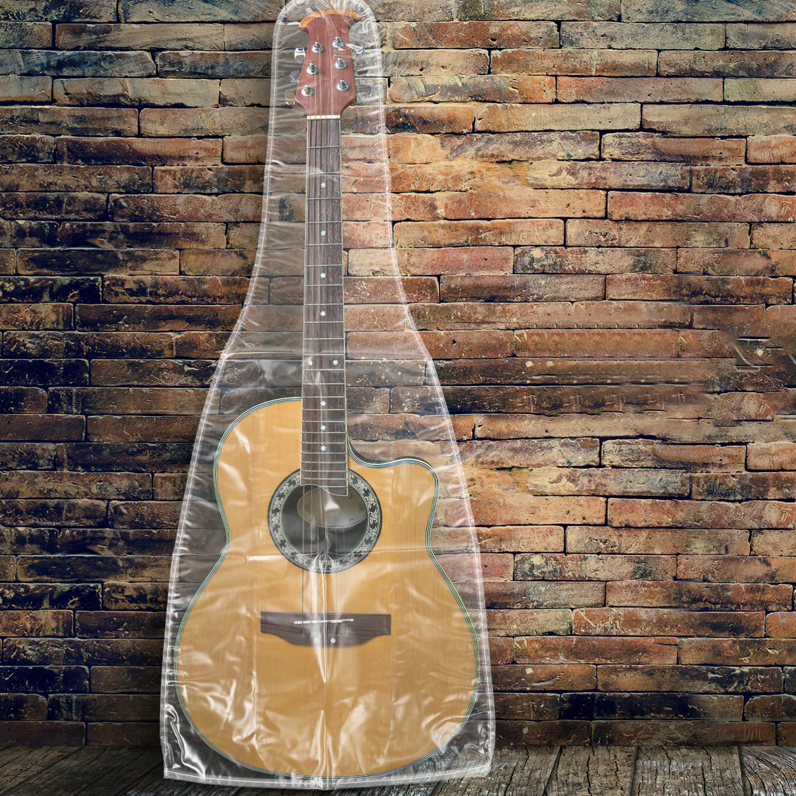 Toyvian Osłona na gitarę, akcesoria gitarowe, akcesoria do gitary, przezroczysta ochrona stołu, akcesoria do gitary akustycznej, akcesoria basowe, osłony gitarowe, zasilanie gitarowe, matowe PCW,