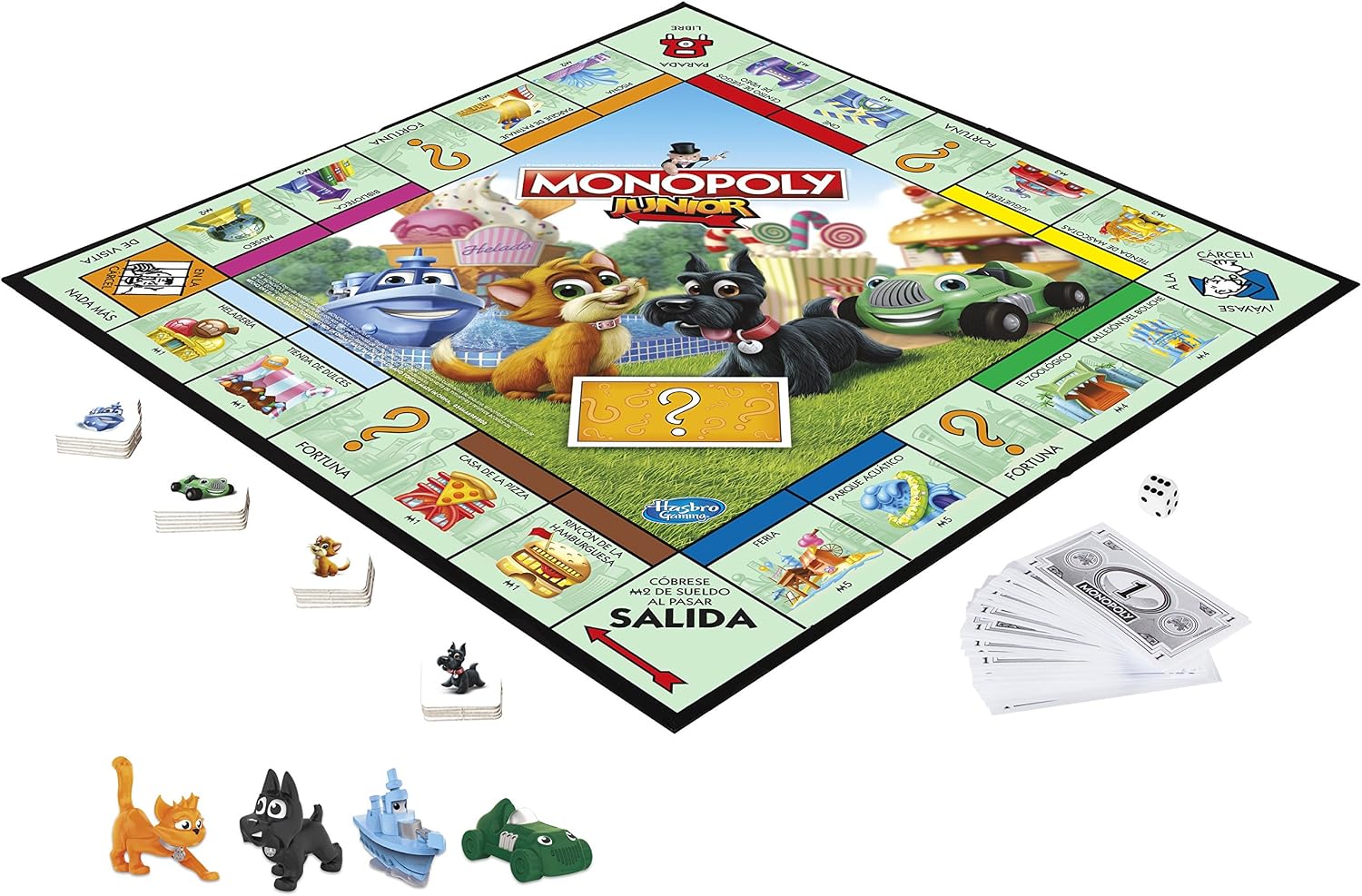 Hasbro Gaming – Monopoly Junior, Spanish Version (Hasbro a6984546)