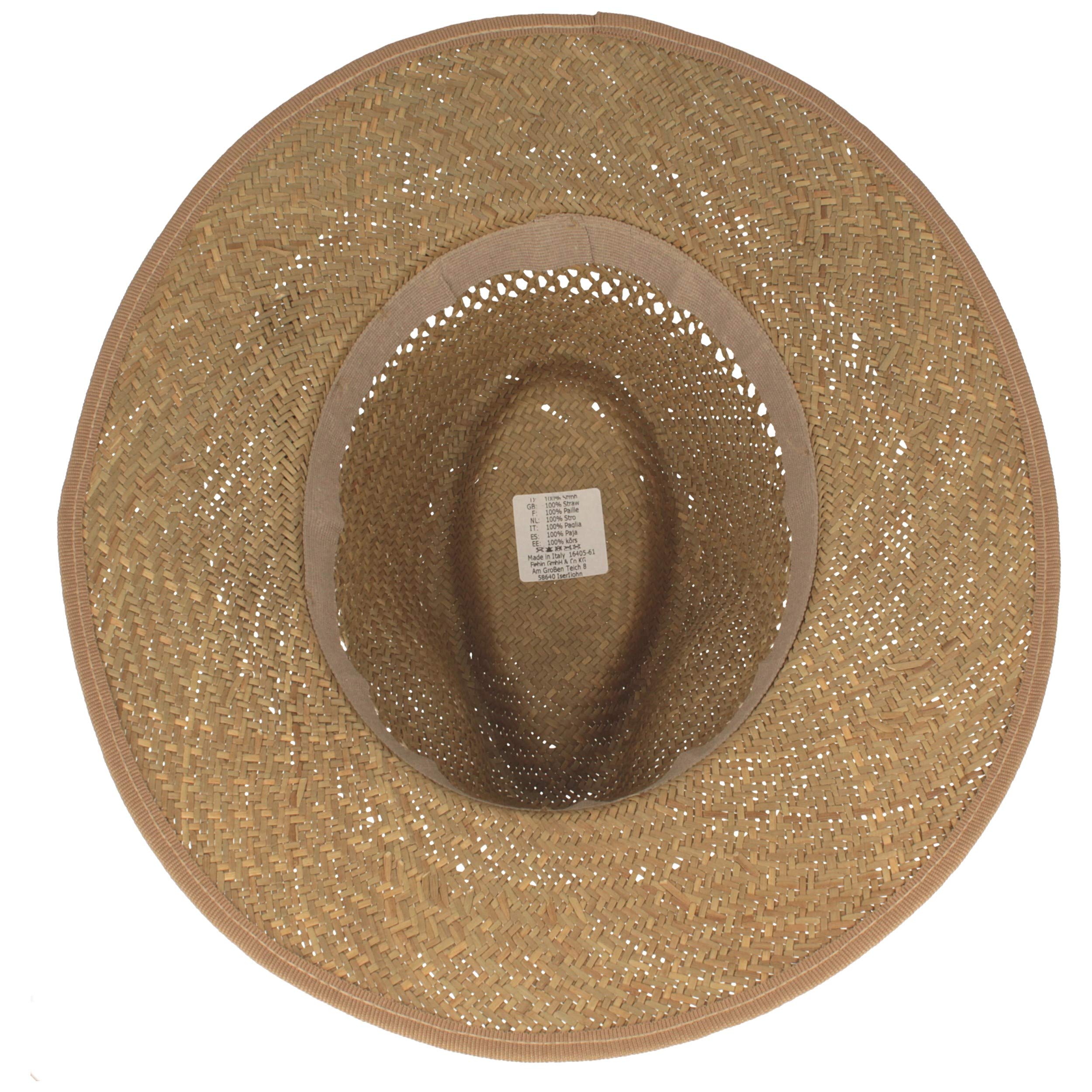 Breiter - Sombrero De Paja Sombrero De Verano Sombrero para El Sol - 100% Paja - Ribete De Piel Sintética - Especialmente Ligero - Naturaleza