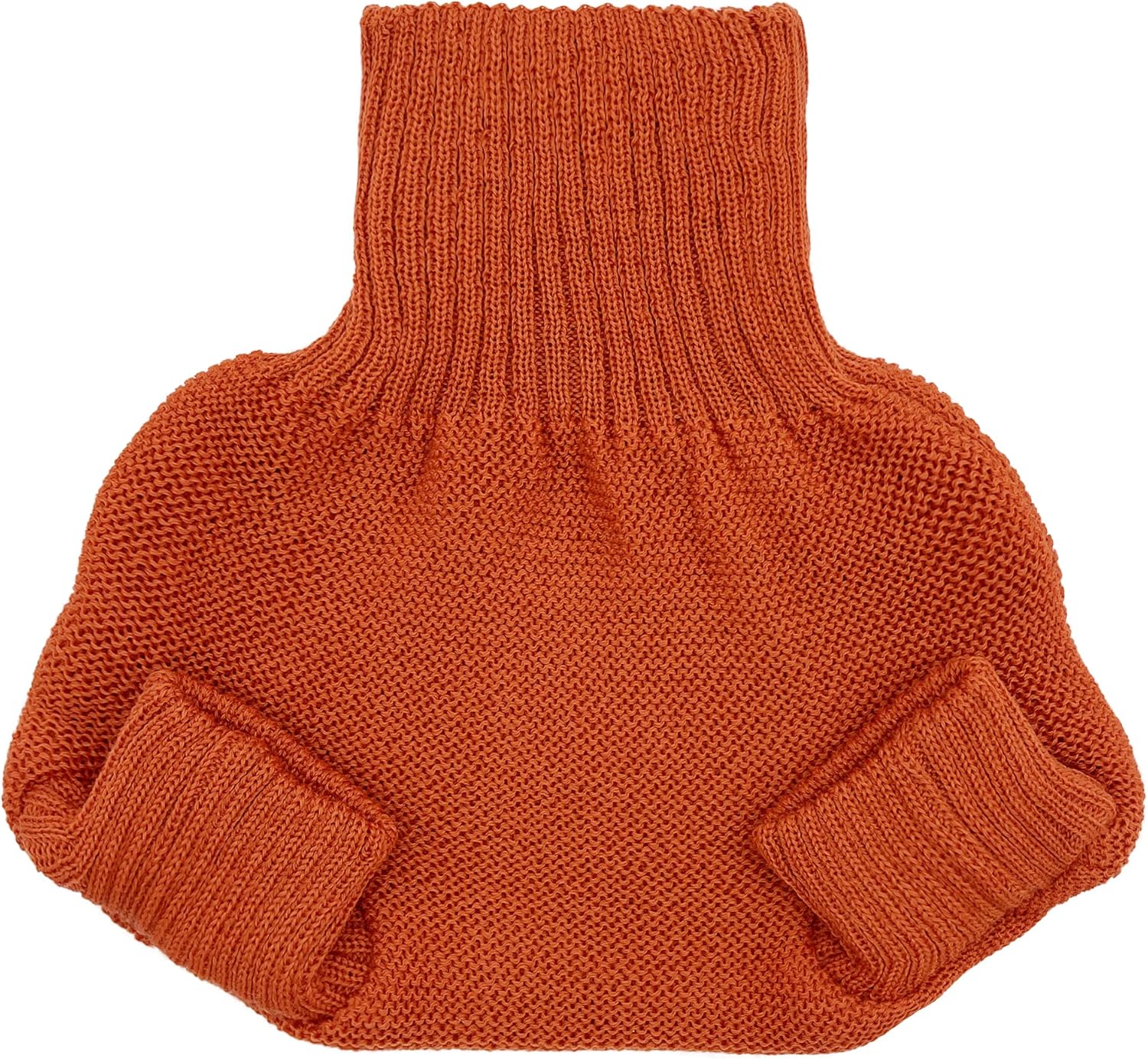 Organic Merino Wool Diaper Cover - Overnight Knit Diaper Cover for Fitted Cloth Diaper