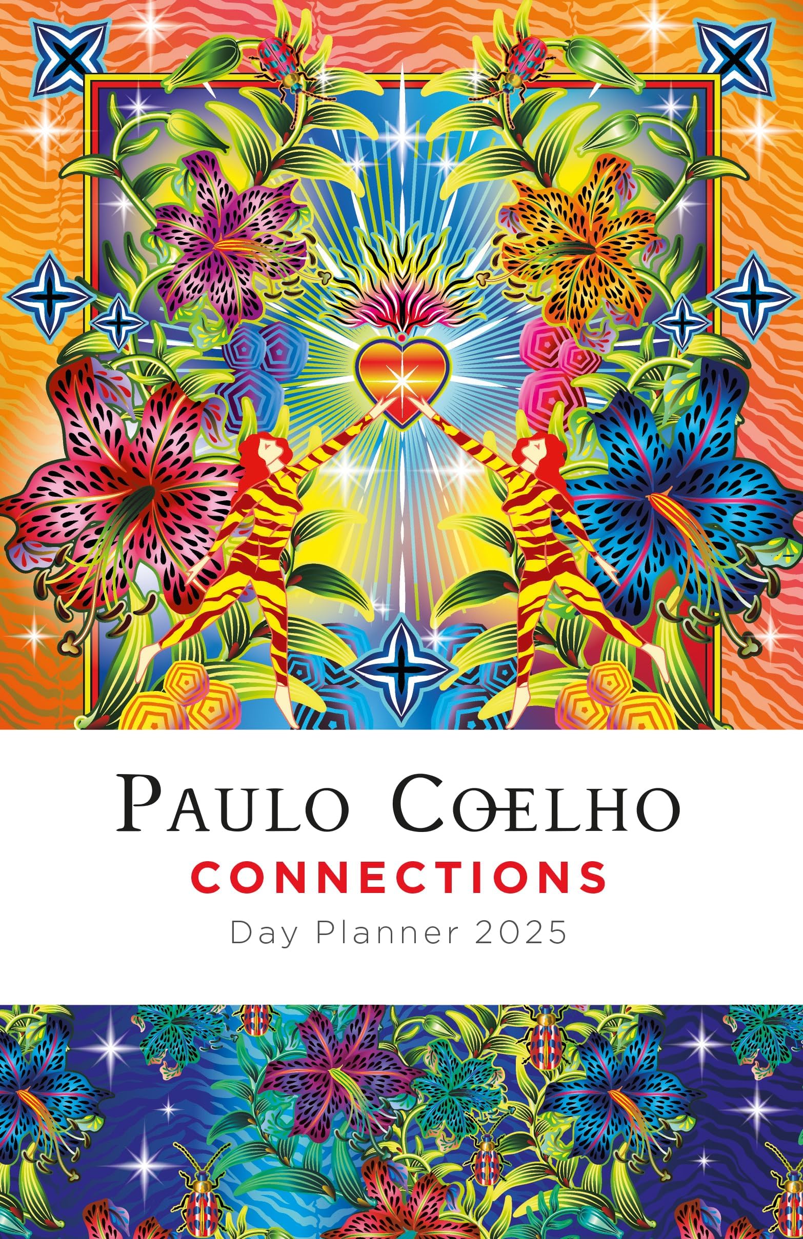 Connections Day Planner 2025 – Daily & Weekly Calendar Planner by Paulo Coelho, Gratitude and Serenity Journal, Agenda Book with Inspirational Quotes