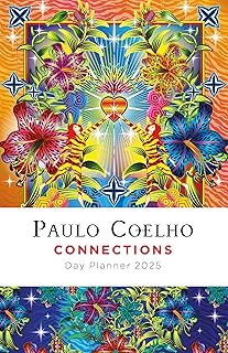 Connections Day Planner 2025 – Daily & Weekly Calendar Planner by Paulo Coelho, Gratitude and Serenity Journal, Agenda Book with Inspirational Quotes