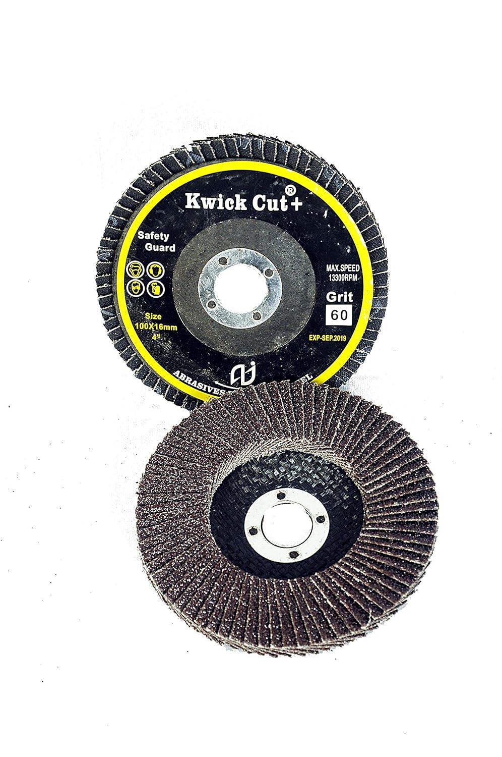 Kwick Cut Plus 100 mm Flap Disc/Sanding Paper Wheel/Emery Paper Wheel ...
