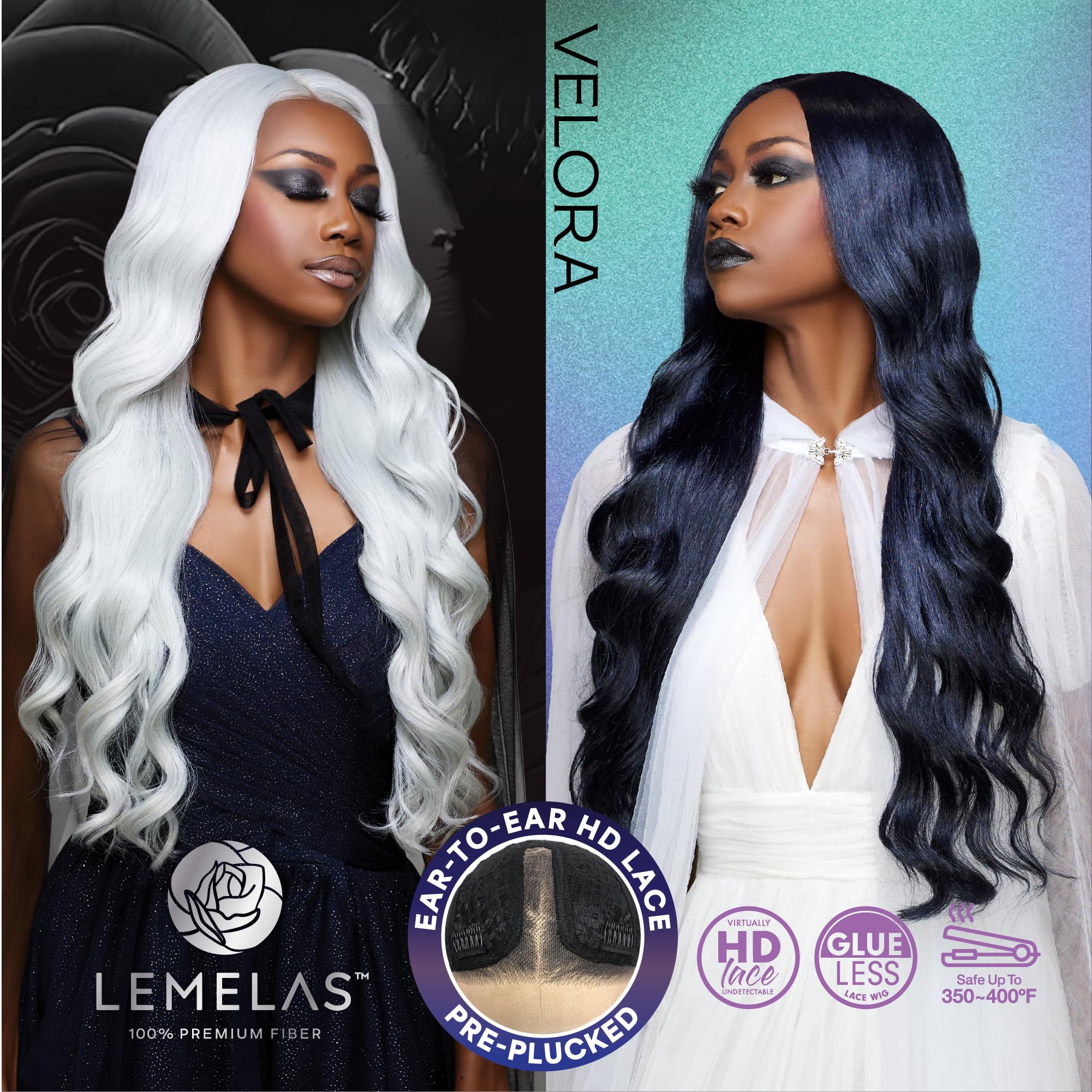 Amazon.com : Sensationnel Lemelas LaceWig-Velora, DARKCHERRY