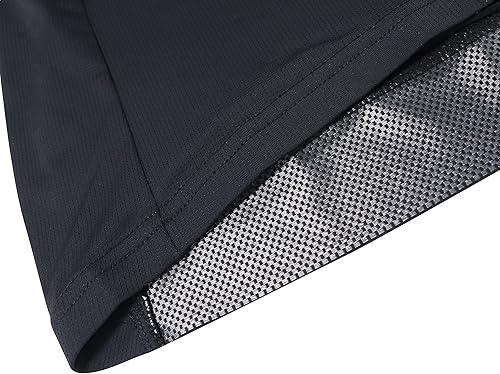 Miniatura 8 de Lo.gas Maillot de ciclismo para hombre, manga corta, cremallera completa con bolsillos, ropa de bicicleta transpirable de secado rápido