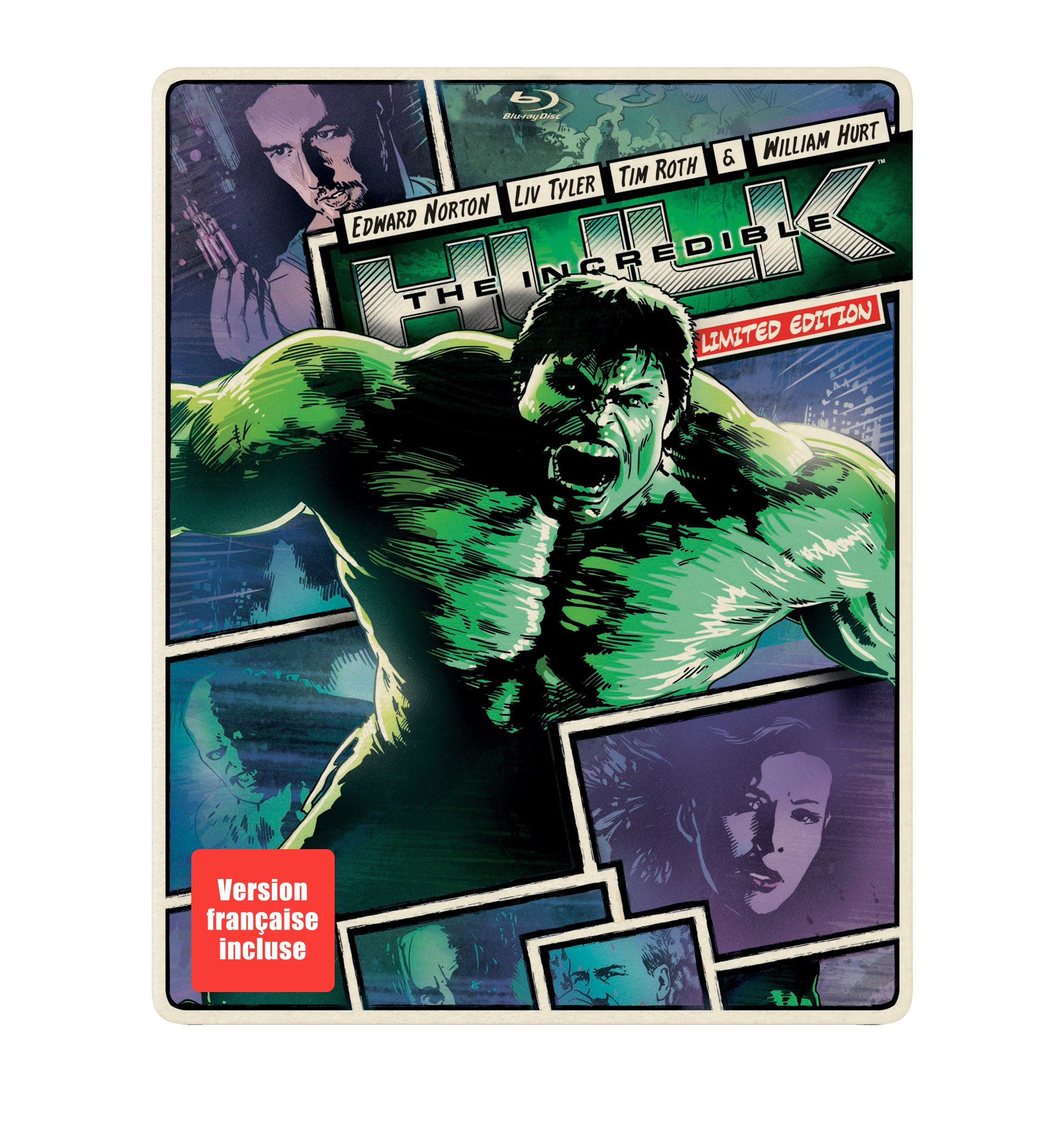 The Incredible Hulk (SteelBook Edition) [Blu-ray + DVD + Digital Copy + UltraViolet] [Blu-ray]