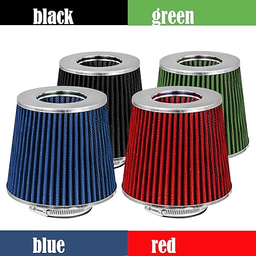 Miniatura 7 de Mortar Reemplazo del filtro de aire automático del mercado de accesorios, clase entusiasta del automóvil, entrada universal de aire frío que golpea