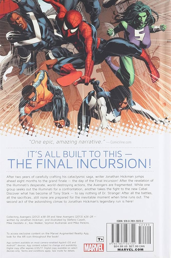 Amazon.com: Avengers: Time Runs Out (2): 9780785193722: Hickman