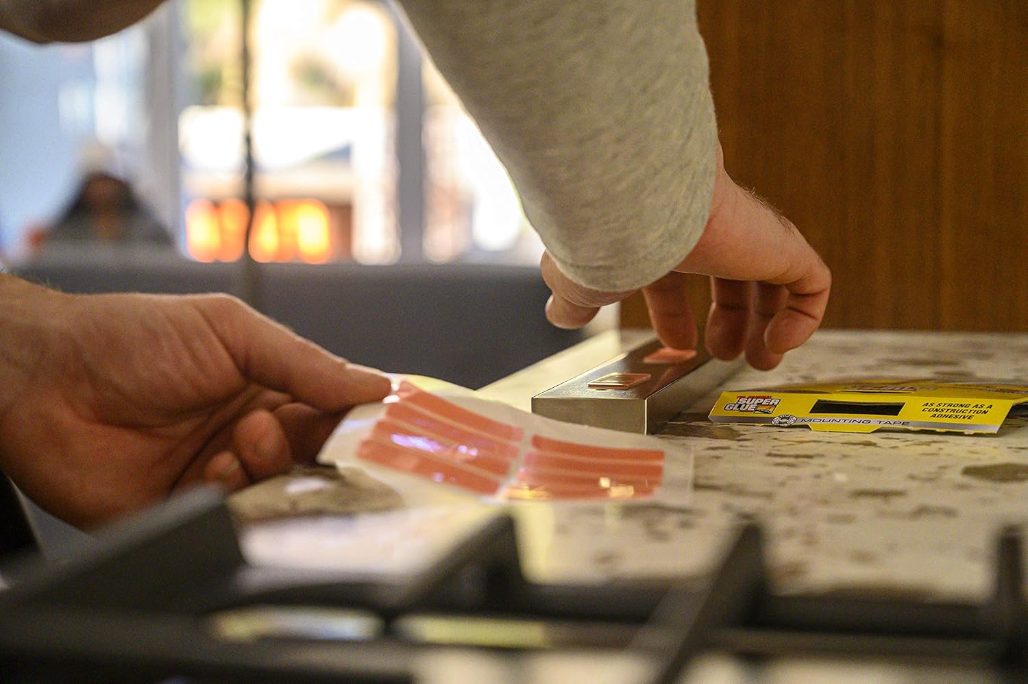 Super Glue 11710507 Total Tape Pre-Cut Strips : Office Products