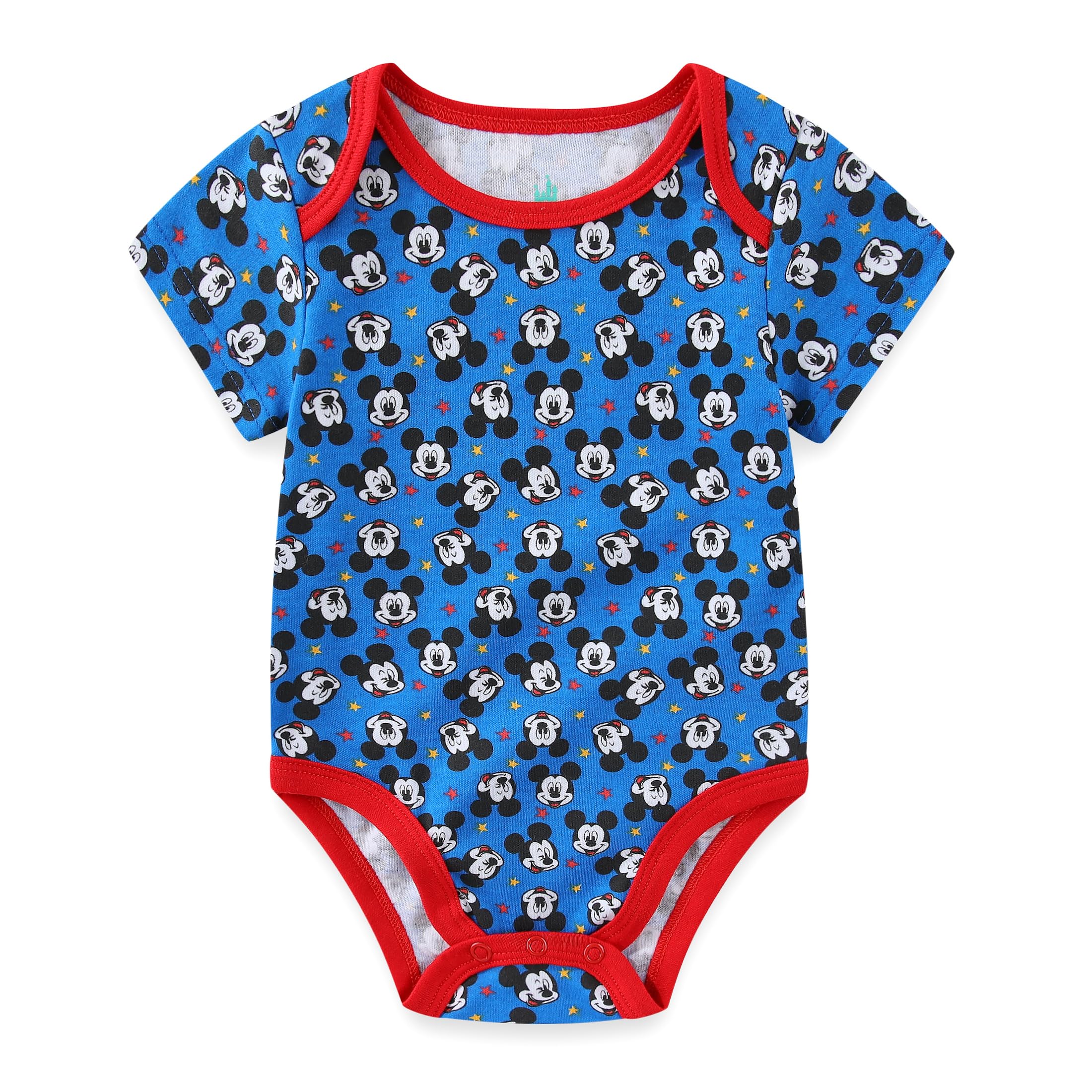 Disney Body a maniche corte da ragazzo, confezione da 5 pezzi, motivo: Topolino