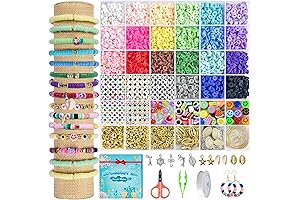 Aoligrace Clay Beads for Bracelets Making Preppy [21 Colors 4500+PCS]