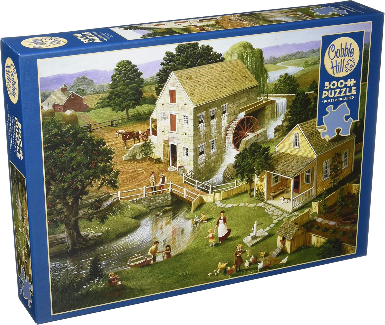 Cobblehill 85024 500 pc Four Star Mill Puzzle, Various