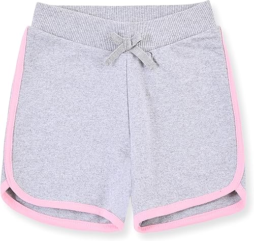 Miniatura 2 de Studio 3 Paquete de 3 pantalones cortos para niñas, pantalones cortos de algodón con diseño de delfín de rizo francés para niñas, sala de estar,