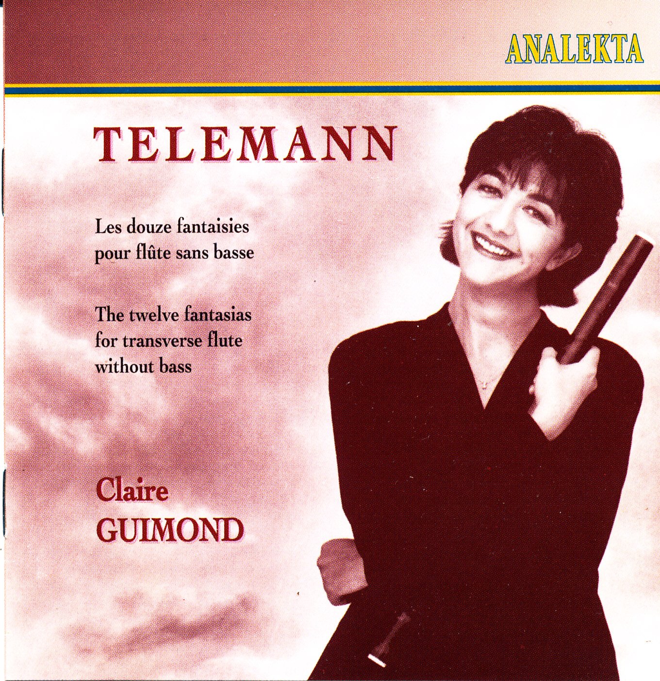 12 Fantasias for Transverse Flute Without Brass [Audio CD] Telemann and Guimond