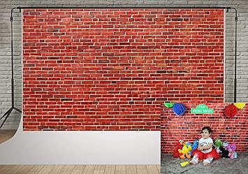 Amazon Com Kate 7x5ft Vintage Red Brick Wall Photography Backdrop Holiday Party Decoration Photo Background Birthday Party Children Baby Shower Backdrops Shooting Portrait Head Shots Photo Studio Wrinkles Free Everything Else
