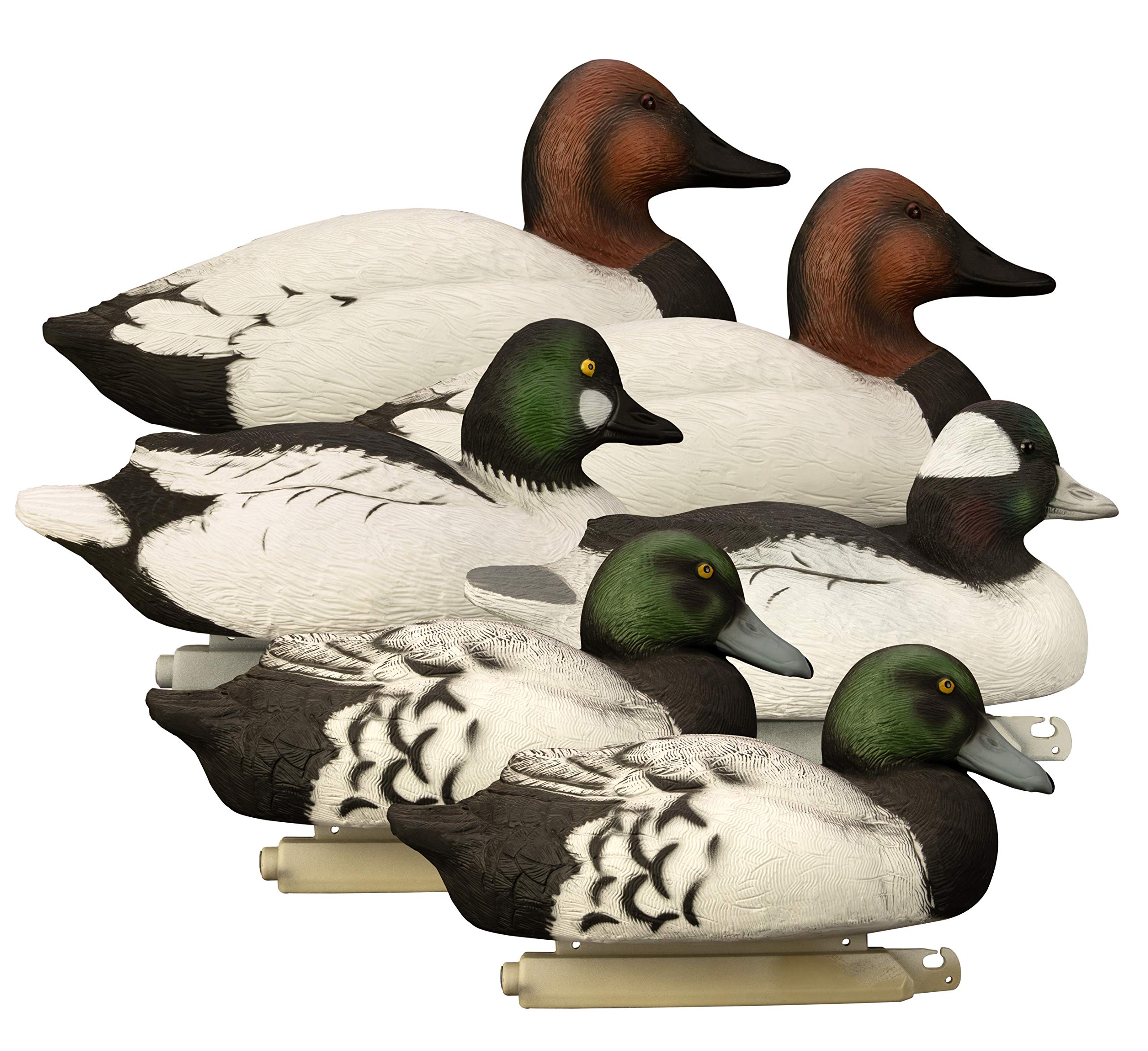 Higdon Outdoors Battleship Diver Pack Duck Decoys, All Drakes, Foam-Filled