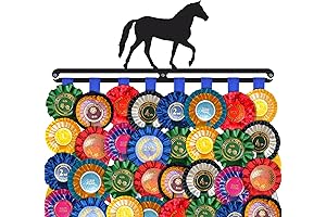 Equestrian Wall Display: Exhibit Horse Rosette Ribbons in Style