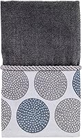 Vista 11 de Avanti Linens - Toalla de baño, toalla de algodón suave y absorbente (colección de círculos punteados, blanco)