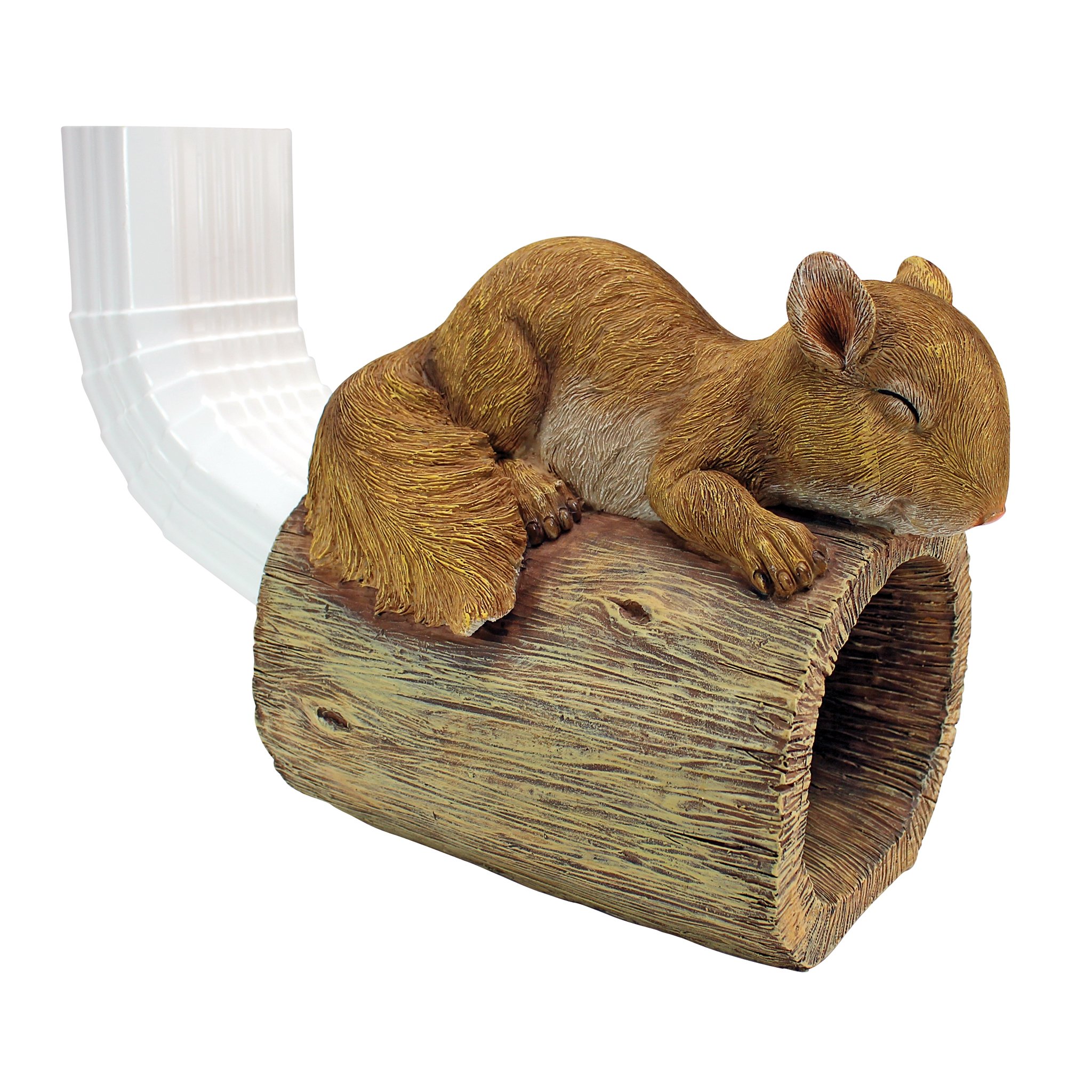 Design Toscano Jolly the Squirrel Gutter Guardian Downspout Statue