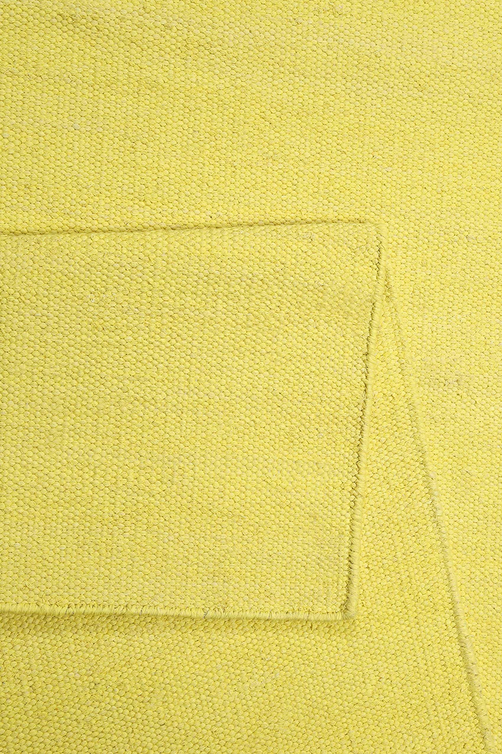Wytrzymały dywan Esprit Uni do salonu, sypialni, jadalni, pokoju dziecięcego i korytarza – Rainbow KELIM (130 x 190 cm, żółty)