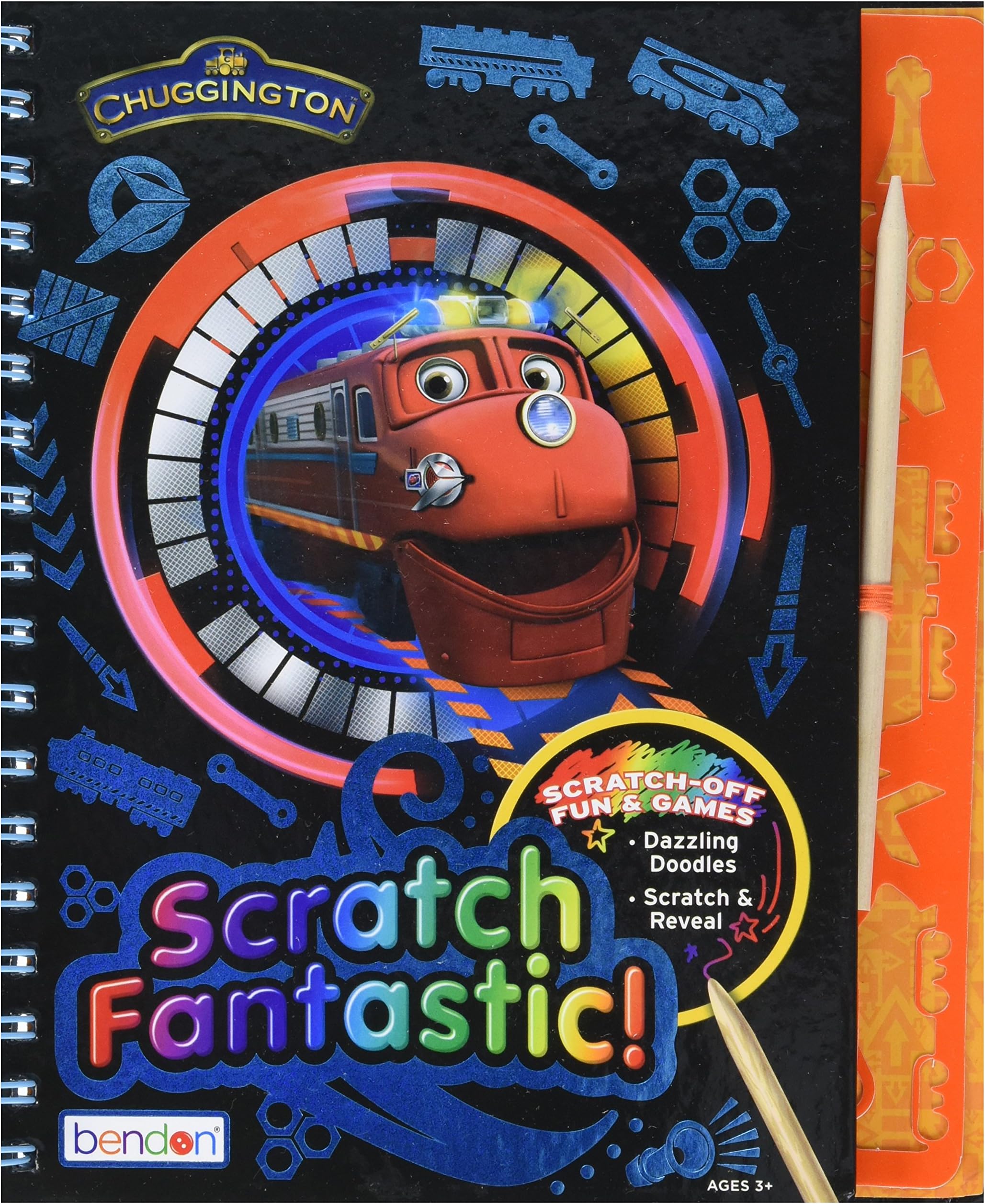 Bendon Artistic Studios Chuggington Scratch Fantastic Scratch-Off Fun and Games! Playset