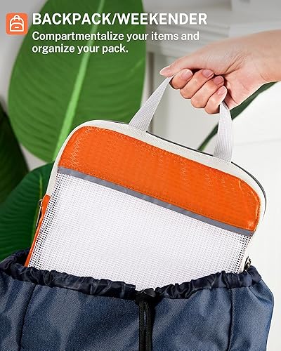 Miniatura 6 de Gonex cubos de compresión para embalaje, almacenamiento organizadores en cubo de malla extendible