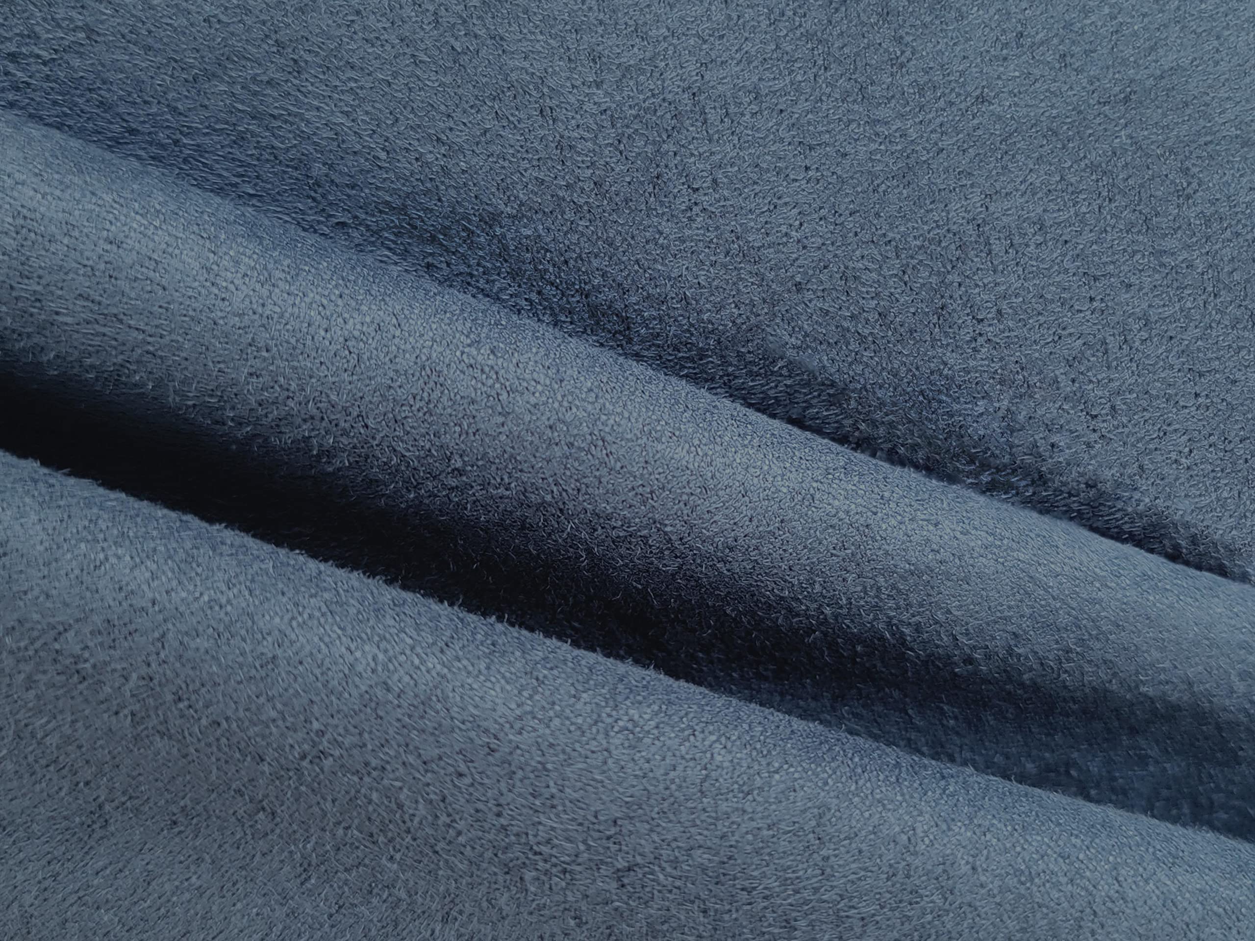 Atout Ciel Rideau suédine Thermique doublé Polaire 140x240cm prêt a Poser, Bleu pétrole