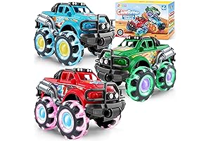 3Pack Monster Truck Toy: Thunderous Light-Ups for Exuberant Boys