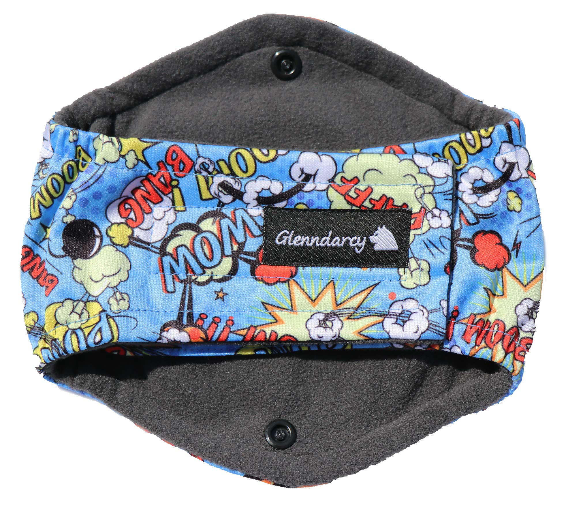 Glenndarcy Diamond Multi-Directional Dog Belly Band - Urine Incontinence - Kaboom Large and 2 Washable Pads