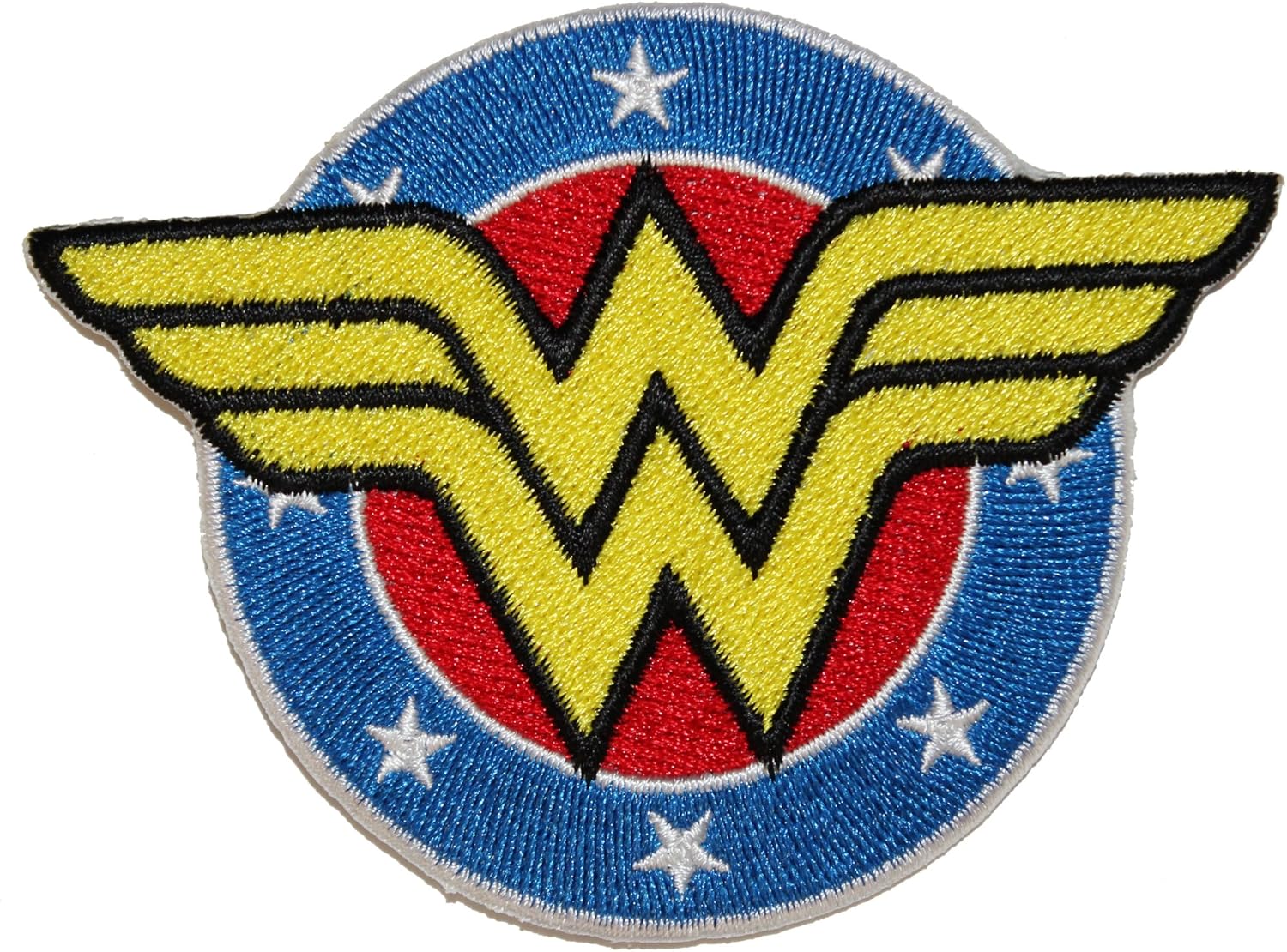 Application Wonder Woman Shield Patch,Yellow (Pack of 5)