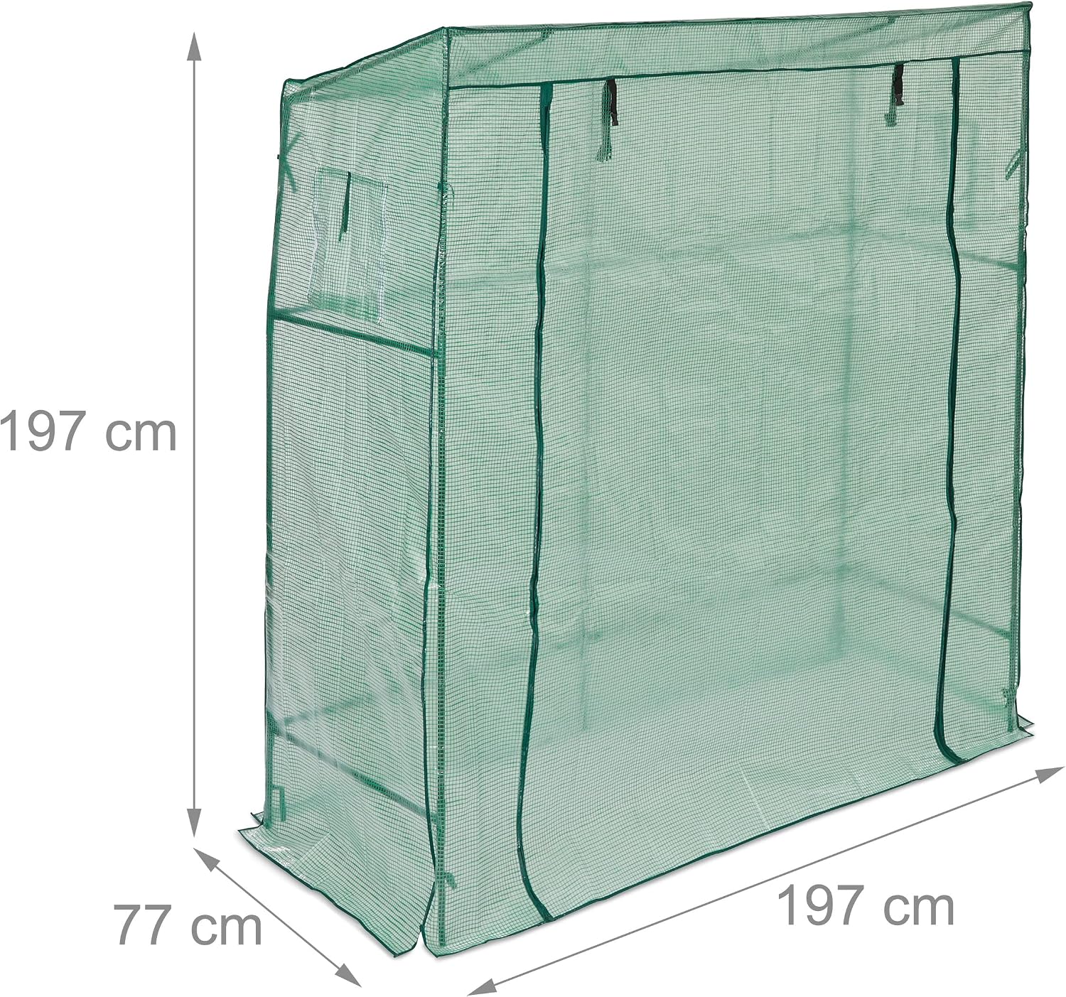 Dimensions of the Relaxdays Tomato Greenhouse