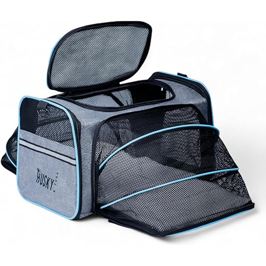 Husky & Purr Expandable Cat Bag