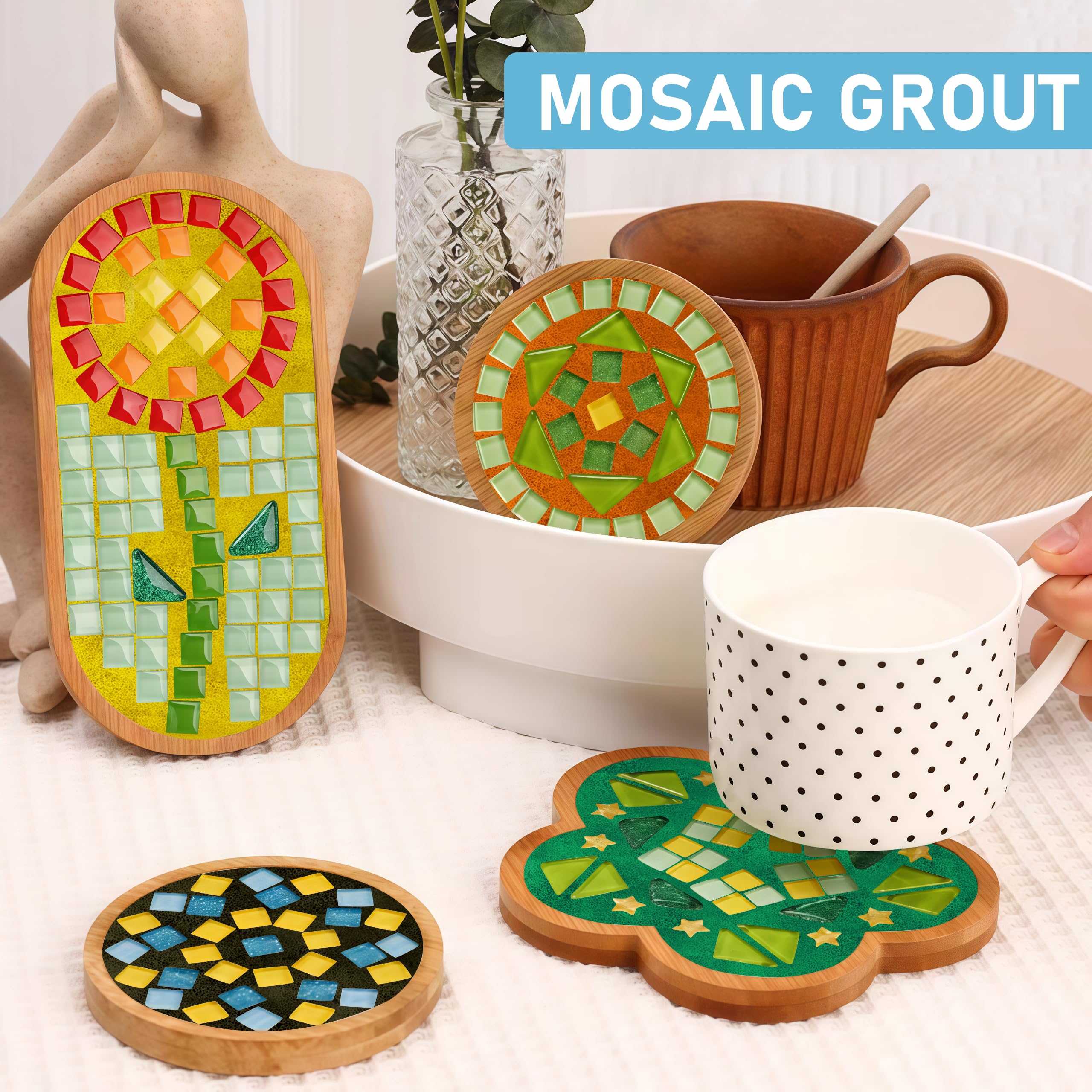 DIY Grouting Compound Crystal Mosaic Grout - Translucent Tile Grouting ...