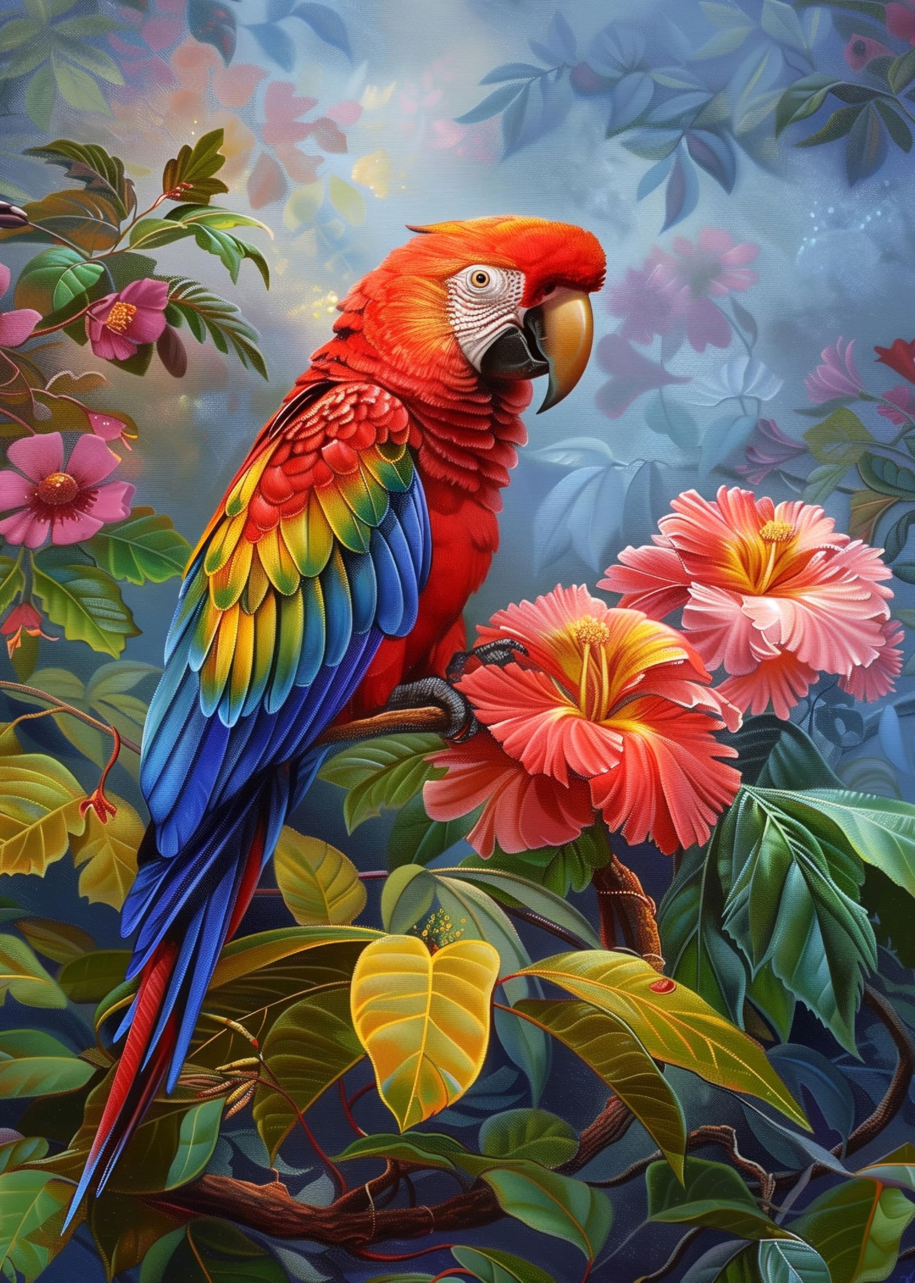 Puzzle für Erwachsene 1000 Teile Ara Macao 70 x 50 cm Puzzles für Erwachsene Pädagogisches Spiel Herausforderung Spielzeug 1000 Teile Puzzles für Erwachsene Kinder