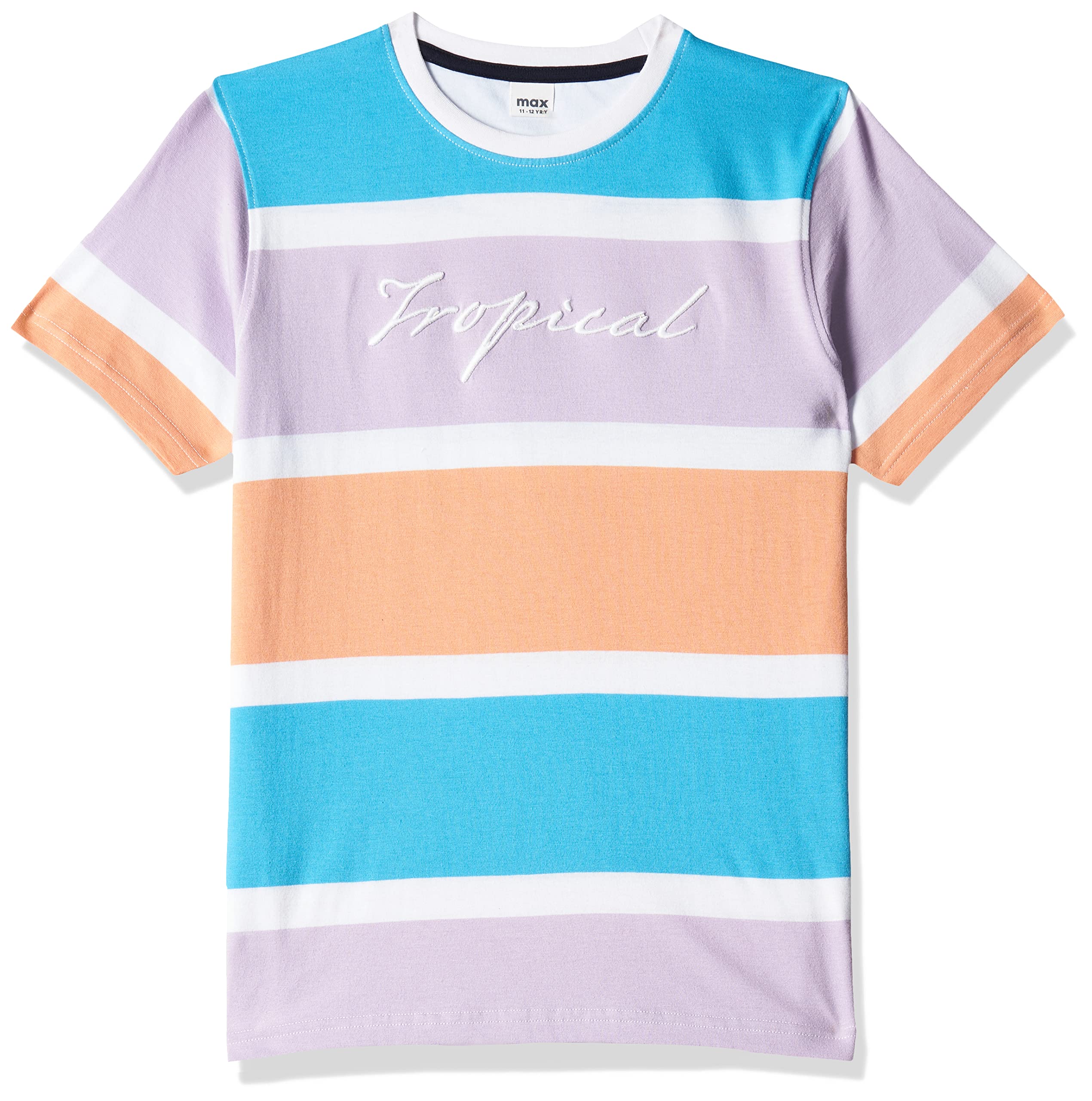 MaxBoys Yarn Dyed Colourblock T-Shirt