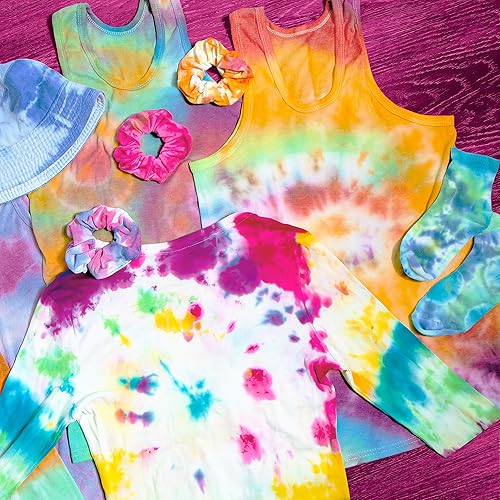 Miniatura 3 de Fashion Angels Kit de teñido anudado y estación de trabajo definitivo para mayores de 8 años, sin ensuciar, fácil de usar y fácil de limpiar, 1 kit