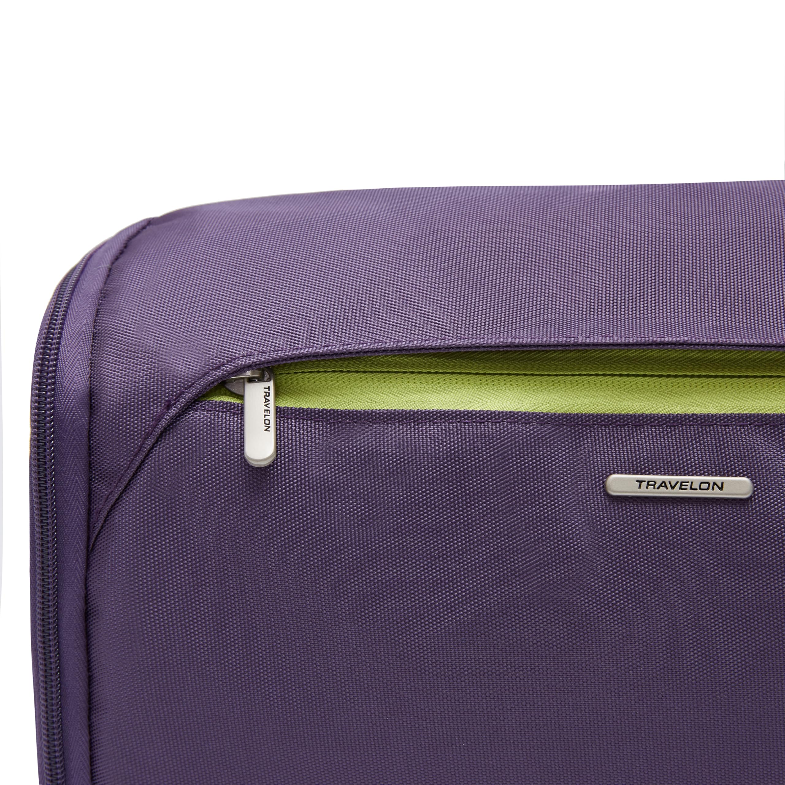 Travelon: Kit de Aseo Plano, Purple, Morado, Kit de Aseo Plano para Equipaje