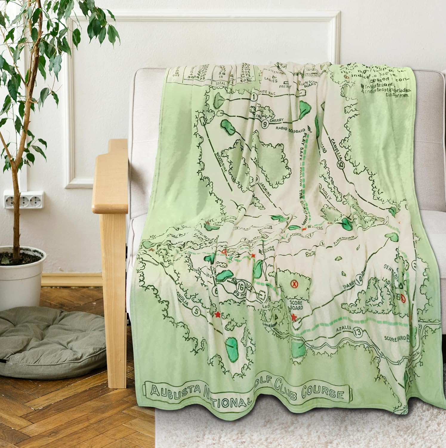 Golf Gifts for Men, Golfers, Funny Fathers Day Golf Gifts for Dad, Golf Gifts for Women, Soft Fleece Throw Golf Blanket for Birthday Gift, Golf 50" x 60" - Image 2