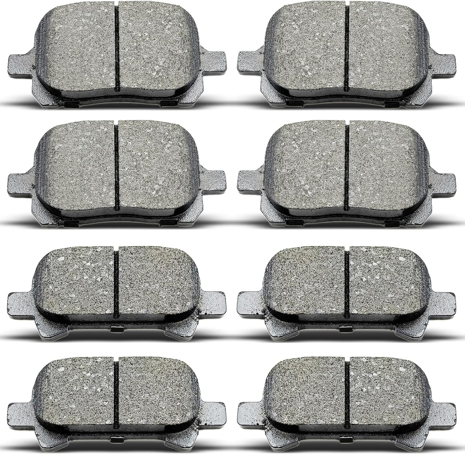 8Pcs Ceramic Front Rear Brake Pad Set Fit For 2000-2004 For Toyota Avalon,2000-2001 For Toyota For Camry,2000-2003 For Toyota Solara