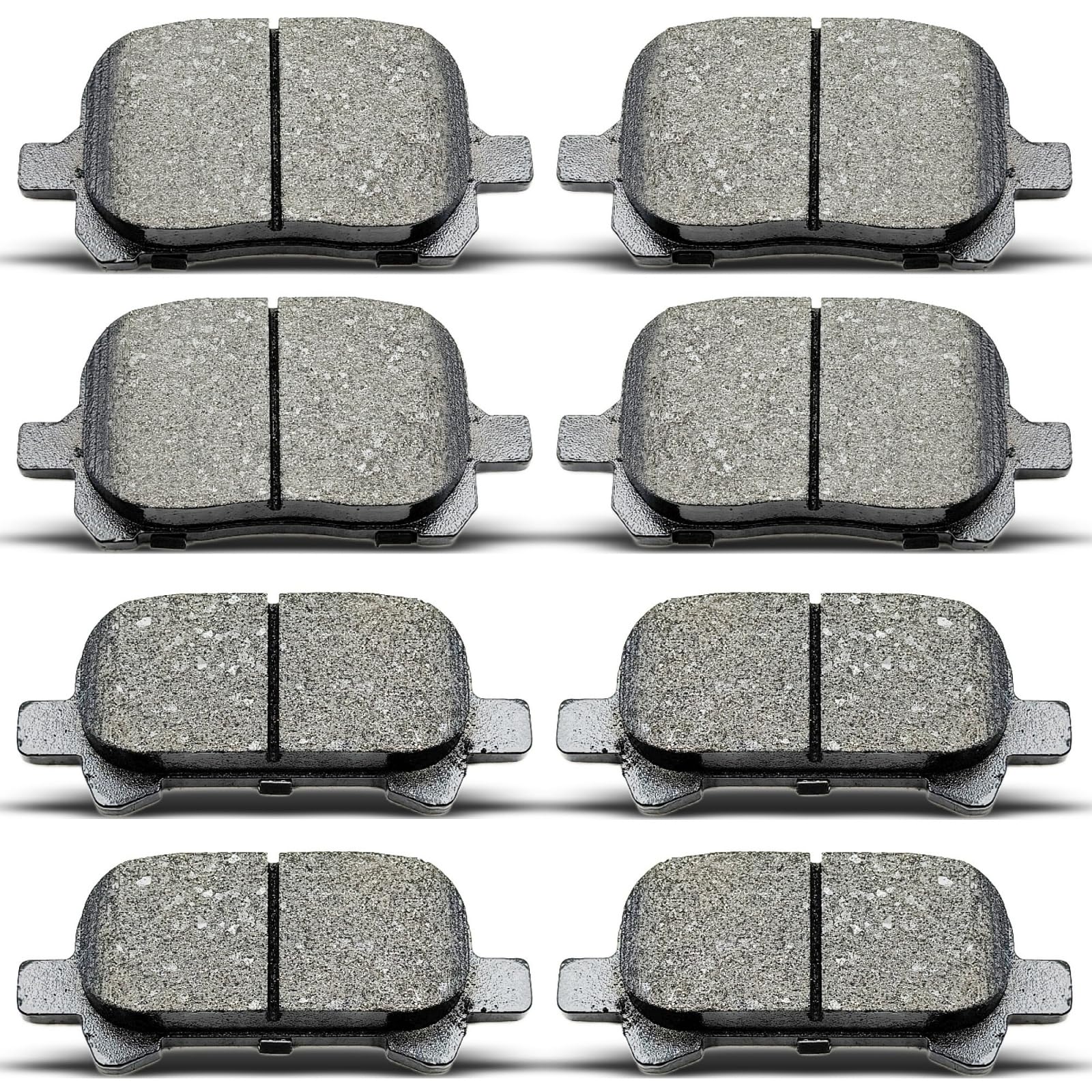 evkingauto 8Pcs Ceramic Brake Pad Set (2000–2004 Avalon)