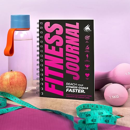 Vista 21 de Clever Fox Diario de fitness libro de registro de entrenamiento, planificador diario de acondicionamiento físico diario para mujeres y hombres.