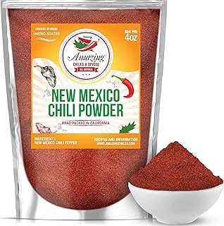 Sponsored Ad - New Mexico Chili Powder (4oz) – Natural and Premium. Great For Stews, Soups, Meat Rubs, Salsa, Enchiladas a...