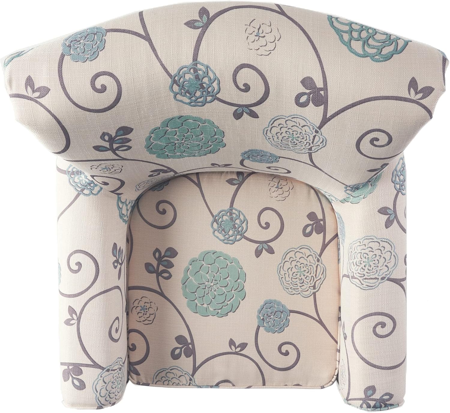 Christopher Knight Home Roseville Fabric Floral Club Chair, Blue Flowers