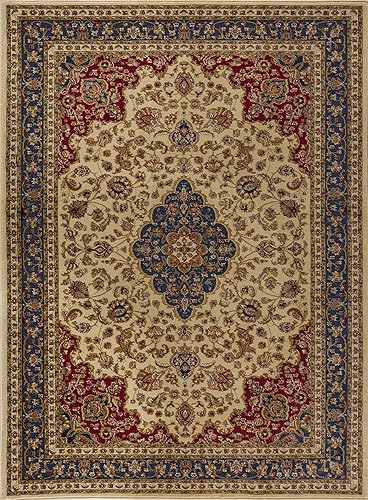 Vista 3 de Alfombra de área de 8 x 10 pies para sala de estar, comedor, dormitorio, entrada, alfombras grandes para sala de estar, comedor, entrada, alfombras