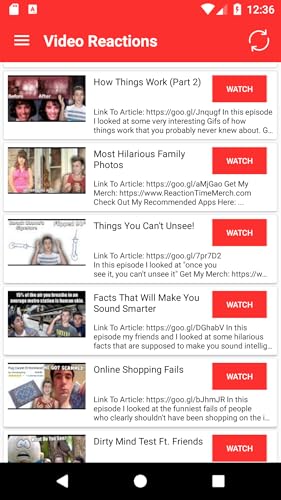 Video Reactions Compilation