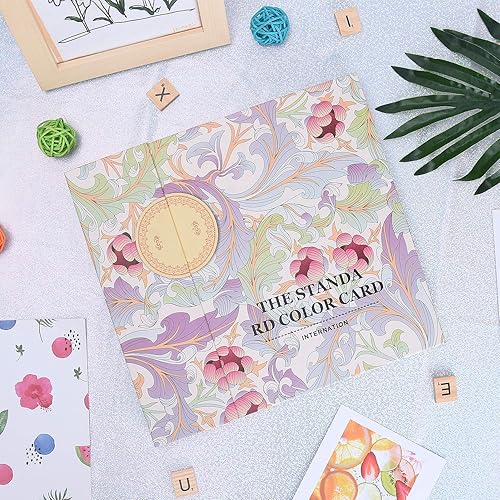 Miniatura 2 de Noverlife Libro de exhibición de 120 colores de uñas con 120 puntas de uñas postizas, muestras de arte de uñas, muestras de color, cartón, tabla de