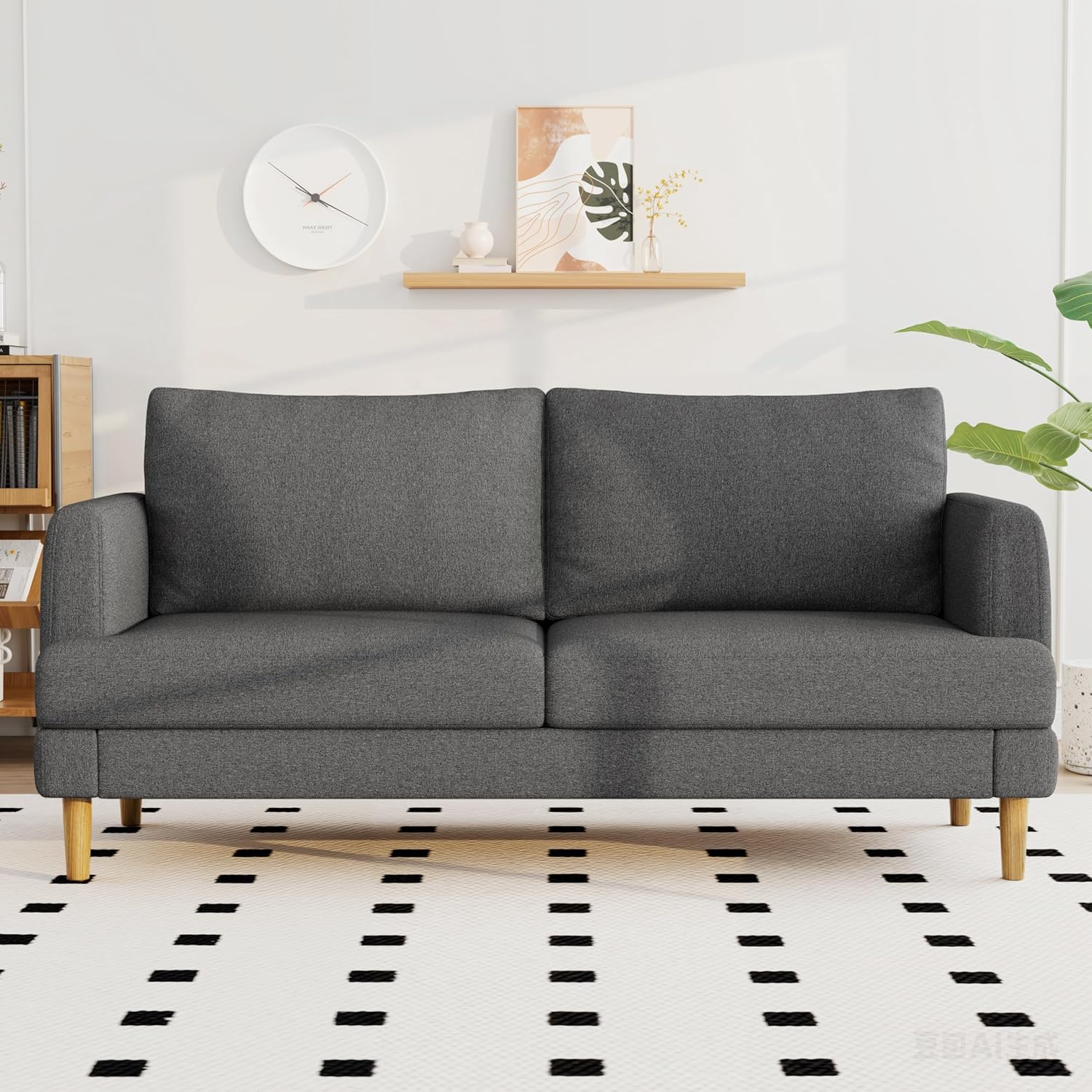 LivingGiving 70 Inch Loveseat Review: Cozy Patio Sofa for Small Backyard Relaxation