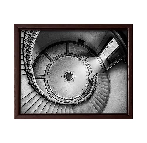 Atelier Lumiere Elegant Spiral Staircase Print - Stairs Poster -